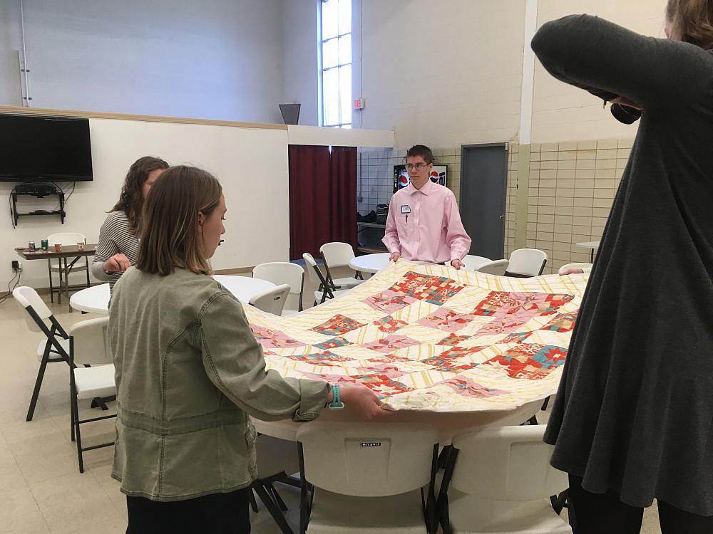 Photographing an heirloom quilt